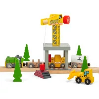 Bigjigs Rail Veľký žeriav žltý