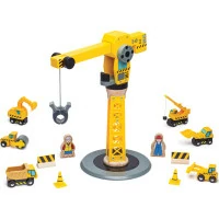 Bigjigs Rail Žeriav a stavebné stroje