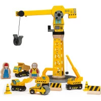 Bigjigs Rail Žeriav a stavebné stroje