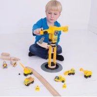 Bigjigs Rail Žeriav a stavebné stroje
