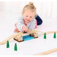 Bigjigs Rail Hojdací most cez rieku