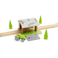 Bigjigs Rail Stodola na koľajniciach