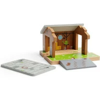 Bigjigs Rail Stodola na koľajniciach