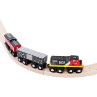 Bigjigs Rail CN nákladný vlak + koľaje