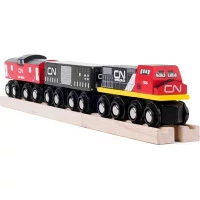 Bigjigs Rail CN nákladný vlak + koľaje