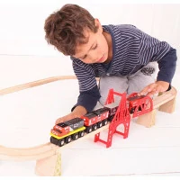 Bigjigs Rail CN nákladný vlak + koľaje