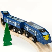 Bigjigs Rail Rýchlik High Speed 1 modrý