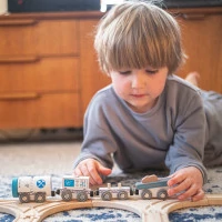 Bigjigs Rail Drevený banský vlak