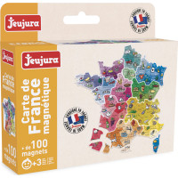 Jeujura Magnetická mapa Francúzsko