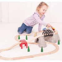 Bigjigs Rail Set vysokohorská dráha