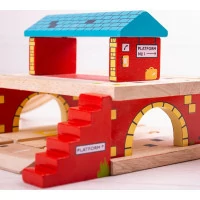 Bigjigs Rail Železničná stanica nad cestou
