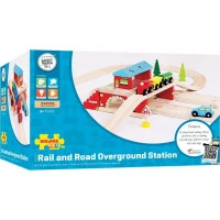 Bigjigs Rail Železničná stanica nad cestou