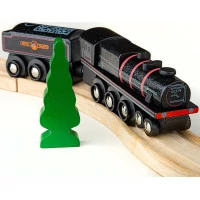Bigjigs Rail Drevená replika lokomotívy Black 5 engine