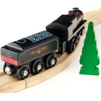 Bigjigs Rail Drevená replika lokomotívy Black 5 engine