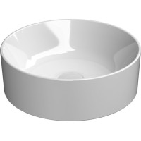 GSI KUBE X keramické umývadlo na dosku, priemer 40cm, biela ExtraGlaze 942611