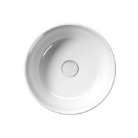 GSI KUBE X keramické umývadlo na dosku, priemer 40cm, biela ExtraGlaze 942611