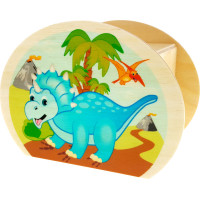 Hess Drevená pokladnička dinosaurus