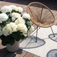 Vodeodolný vankúš do záhradného kresla ACAPULCO 90x105 cm - grafitový