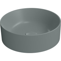 GSI KUBE X keramické umývadlo na dosku, priemer 40cm, agave mat 942604