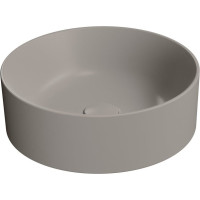 GSI KUBE X keramické umývadlo na dosku, priemer 40cm, tortora mat 942605