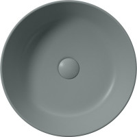GSI KUBE X keramické umývadlo na dosku, priemer 40cm, agave mat 942604