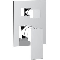 Sapho CUBEMIX podomietková sprchová batéria, 2 výstupy, chróm CM042