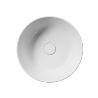 GSI KUBE X keramické umývadlo na dosku, priemer 40cm, biela mat 942609
