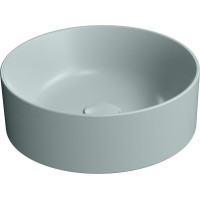 GSI KUBE X keramické umývadlo na dosku, priemer 40cm, ghiaccio mat 942615
