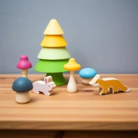 Bigjigs Toys Lesné zvieratká
