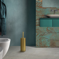 Gedy JACK WC kefa na postavenie, zlato mat 133488