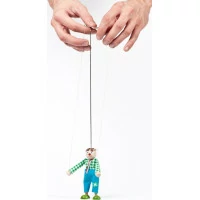 Drevená bábka Chlapec Janko