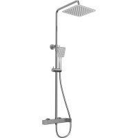 Sapho CUBEMIX sprchový stĺp s pákovou batériou, chróm CM139