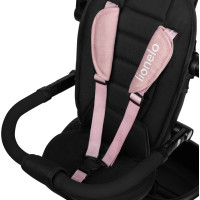LIONELO Trojkolka 2v1 Berry Pink Rose