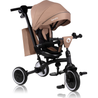 LIONELO Trojkolka 2v1 Tris Plus Beige Sand