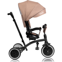 LIONELO Trojkolka 2v1 Tris Plus Beige Sand