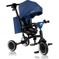 LIONELO Trojkolka 2v1 Tris Plus Blue Denim