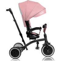 LIONELO Trojkolka 2v1 Tris Plus Pink Rose