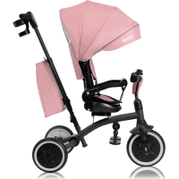 LIONELO Trojkolka 2v1 Tris Plus Pink Rose