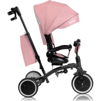 LIONELO Trojkolka 2v1 Tris Plus Pink Rose