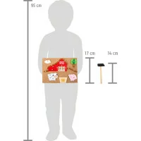 small foot Drevená kreatívna hra farma