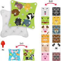 Quercetti Animal Faces Puzzle