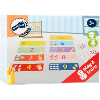small foot Drevené puzzle Počítanie