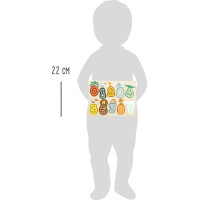small foot Vkladacie puzzle čísla Safari