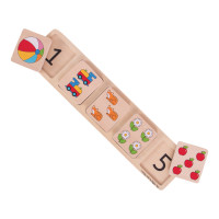 Bigjigs Toys Vkladacie puzzle počítanie