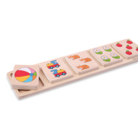 Bigjigs Toys Vkladacie puzzle počítanie