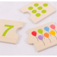 Bigjigs Toys Edukatívne puzzle počítanie