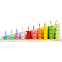 Bigjigs Toys Dúhové počítadlo