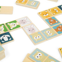 Bigjigs Toys Domino lesné zvieratká