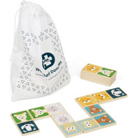 Bigjigs Toys Domino lesné zvieratká