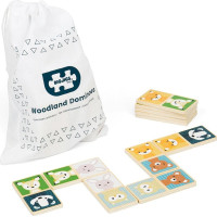 Bigjigs Toys Domino lesné zvieratká